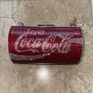 Coca Cola Red Crystal Clutch Bag